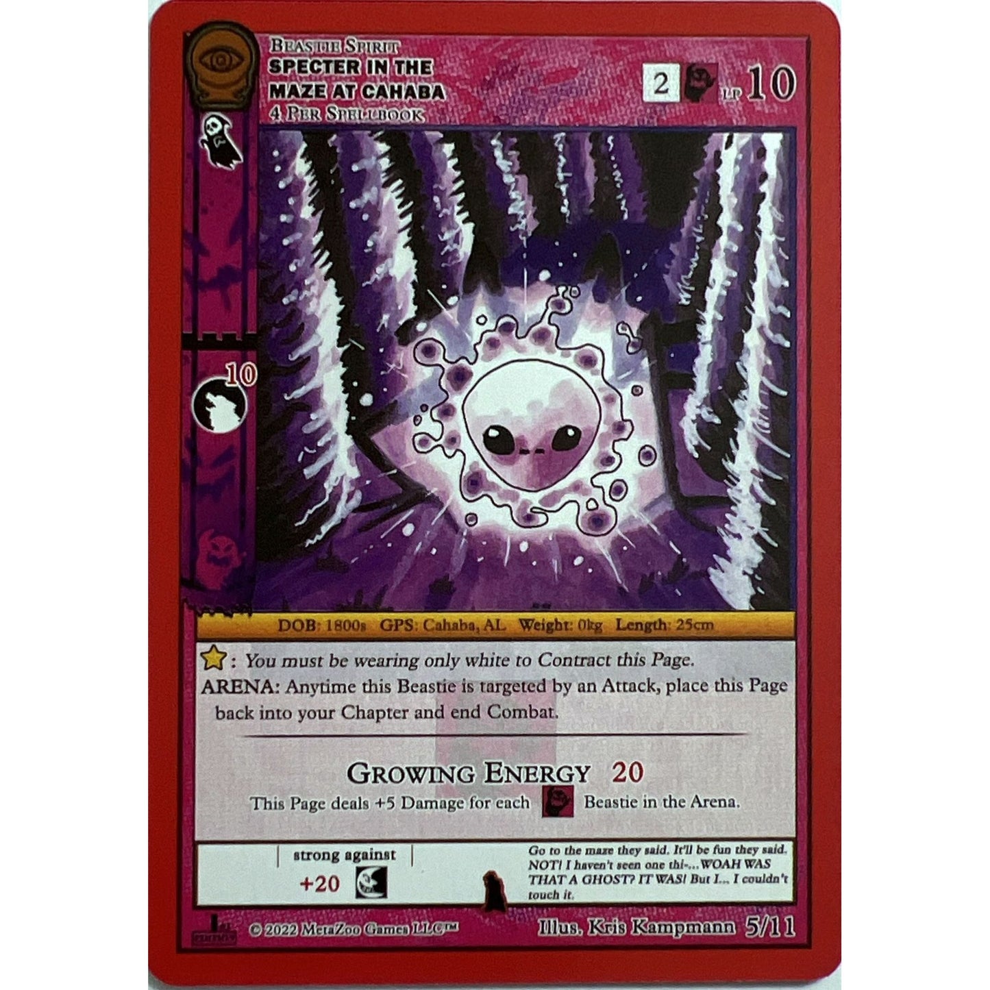 Image for Specter in the Maze at Cahaba (5/11) (SCE1E-RE) - MetaZoo