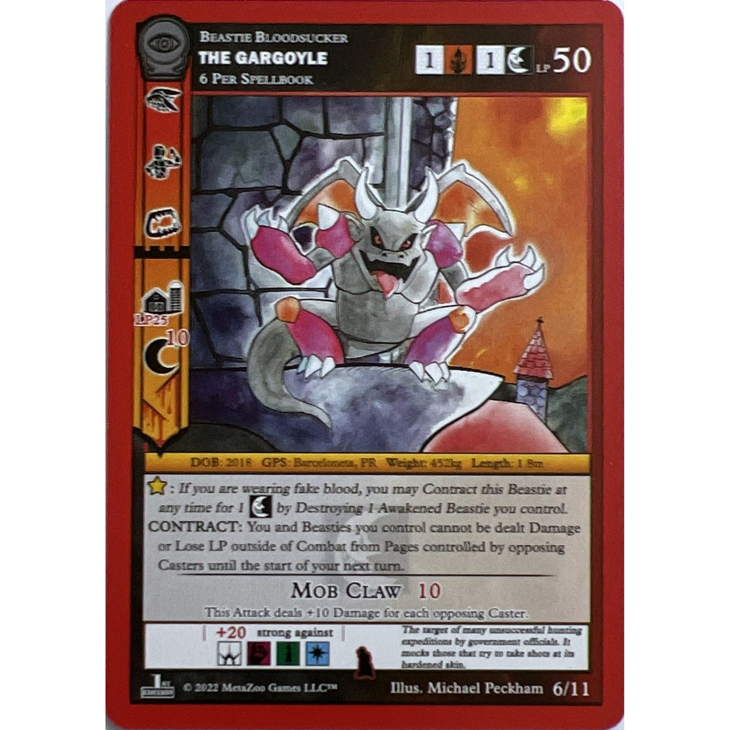 Image for The Gargoyle (6/11) (SCE1E-RE) - MetaZoo