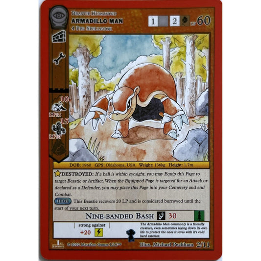 Image for Armadillo Man (2/11) (SCE1E-RE) - MetaZoo