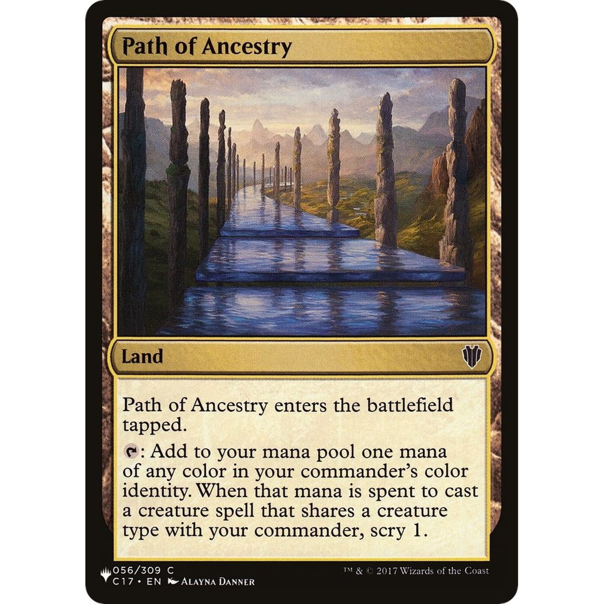 Image for Path of Ancestry (C17) (56) (LIST) - Magic: The Gathering