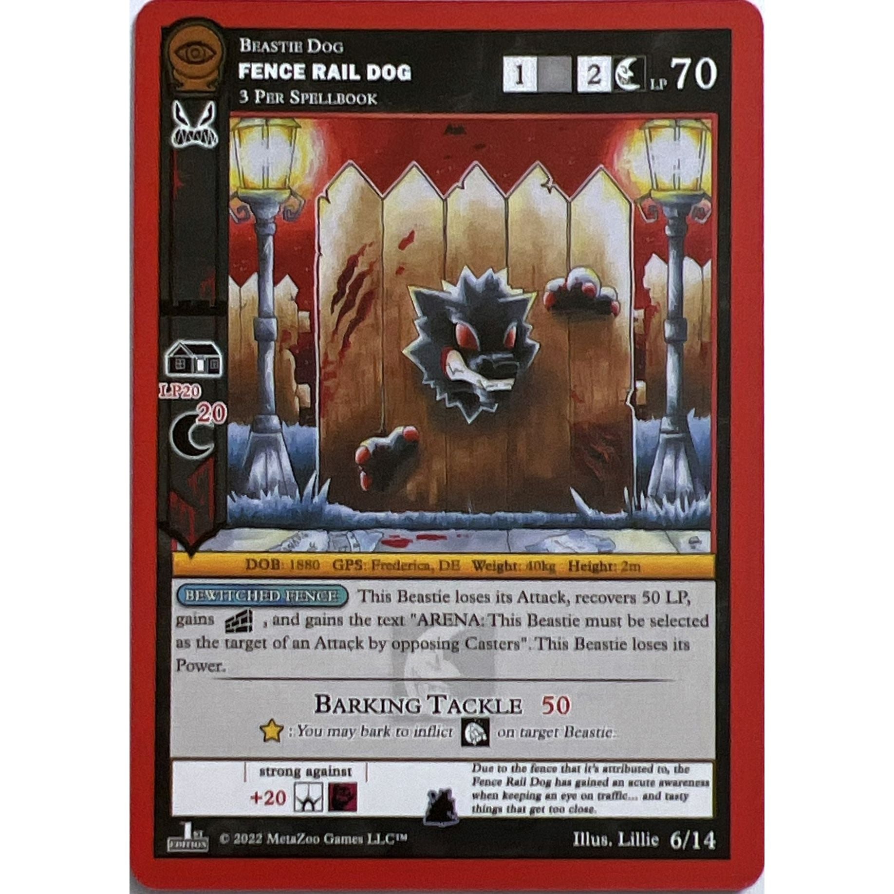 Image for Fence Rail Dog (6/14) (SCE1E-RE) - MetaZoo