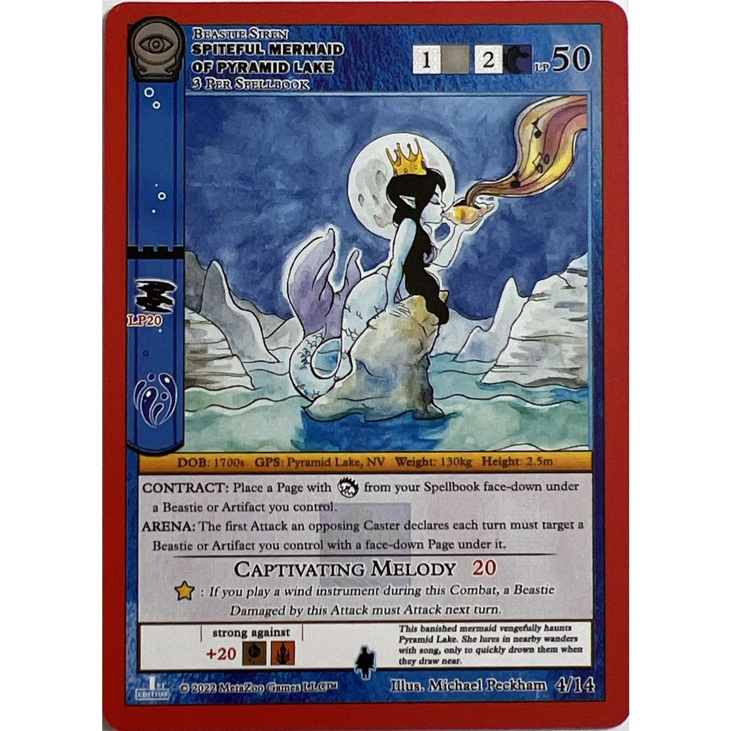 Image for Spiteful Mermaid of Pyramid Lake (4/14) (SCE1E-RE) - MetaZoo