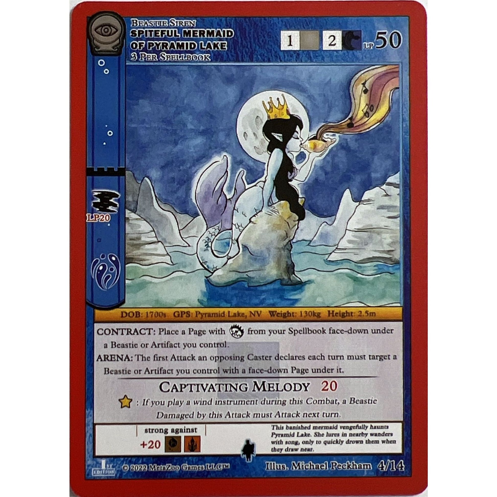 Image for Spiteful Mermaid of Pyramid Lake (4/14) (SCE1E-RE) - MetaZoo