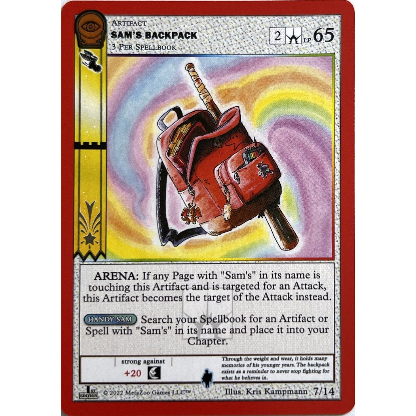 Image for Sam's Backpack (7/14) (SCE1E-RE) - MetaZoo