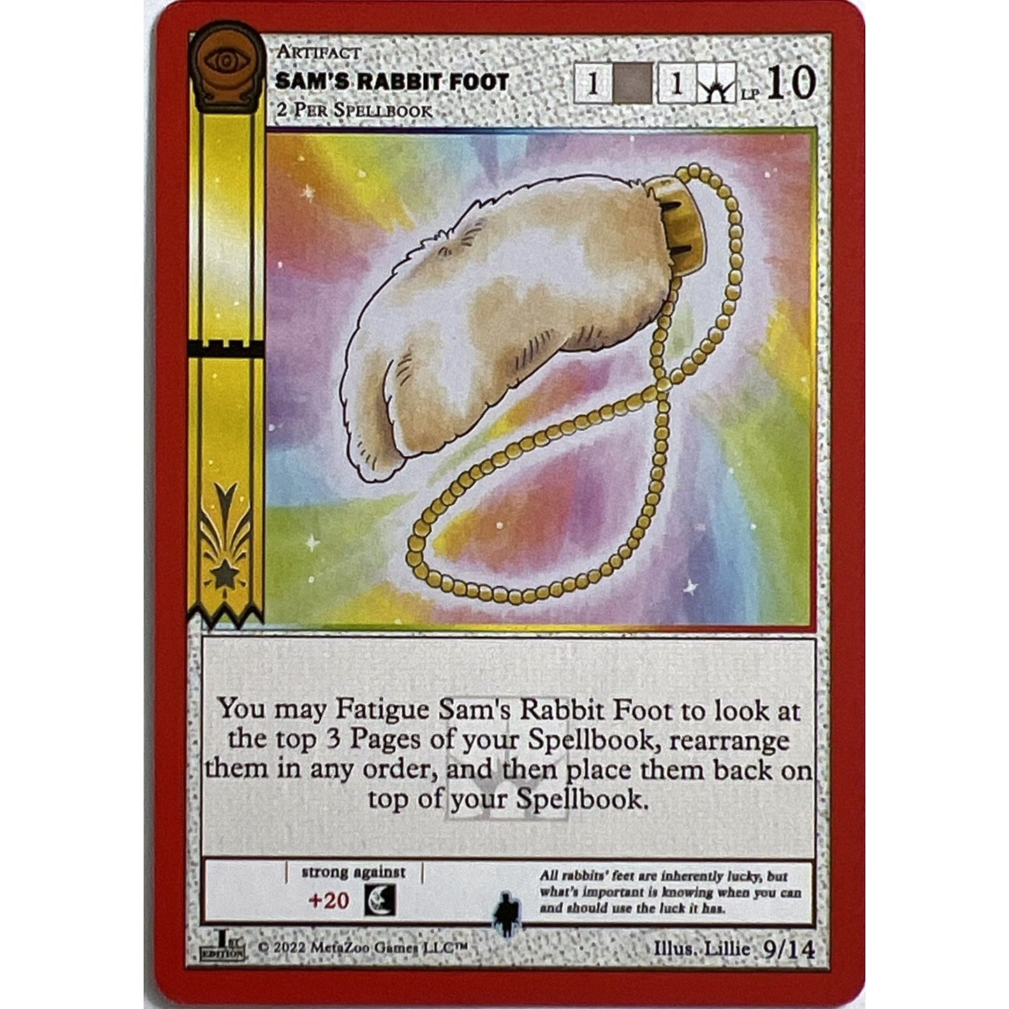 Image for Sam's Rabbit Foot (9/14) (SCE1E-RE) - MetaZoo