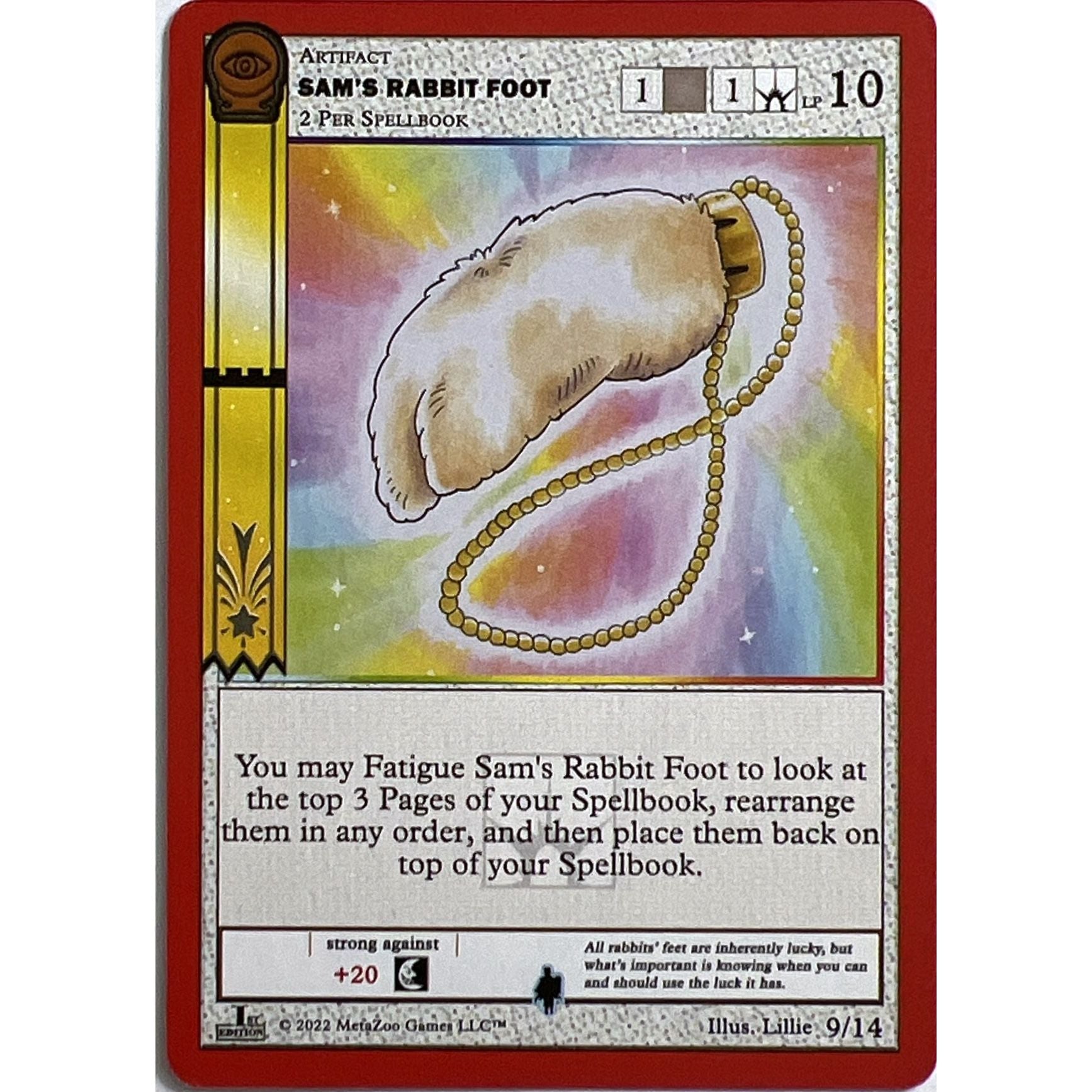 Image for Sam's Rabbit Foot (9/14) (SCE1E-RE) - MetaZoo