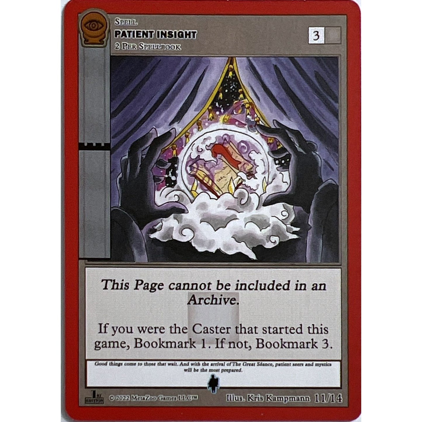 Image for Patient Insight (The Gray Man) (11/14) (SCE1E-RE) - MetaZoo