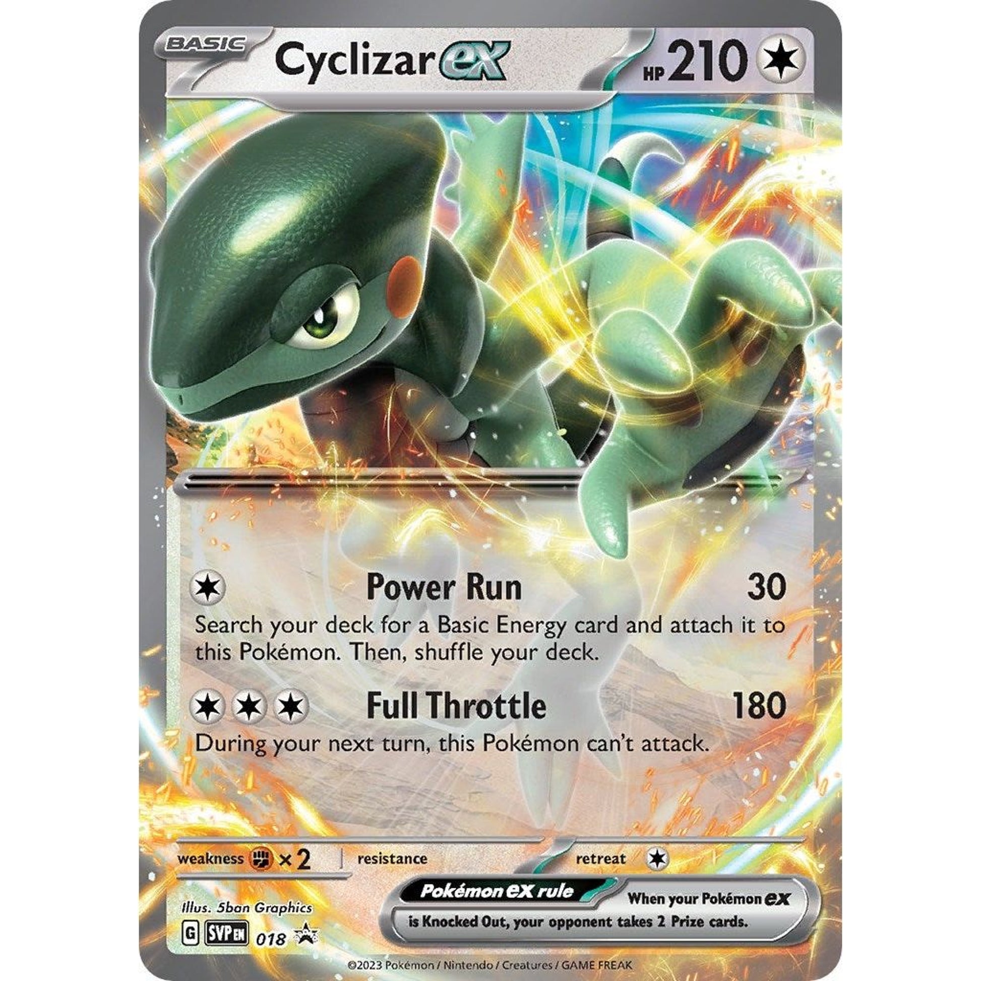 Image for Cyclizar ex - 018 (018) (SVP) - Pokemon