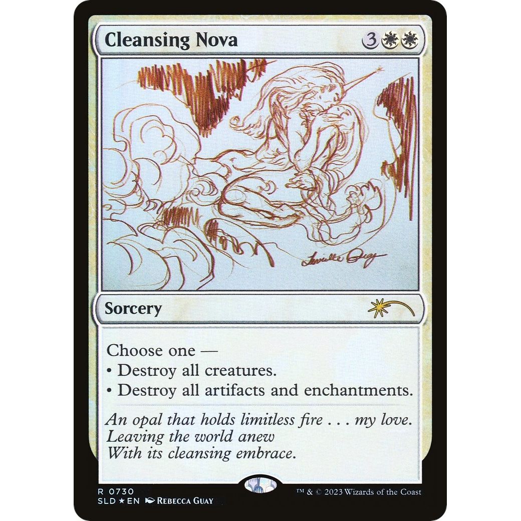 Image for Cleansing Nova (Sketch Showcase) (730) (SLD) - Magic: The Gathering