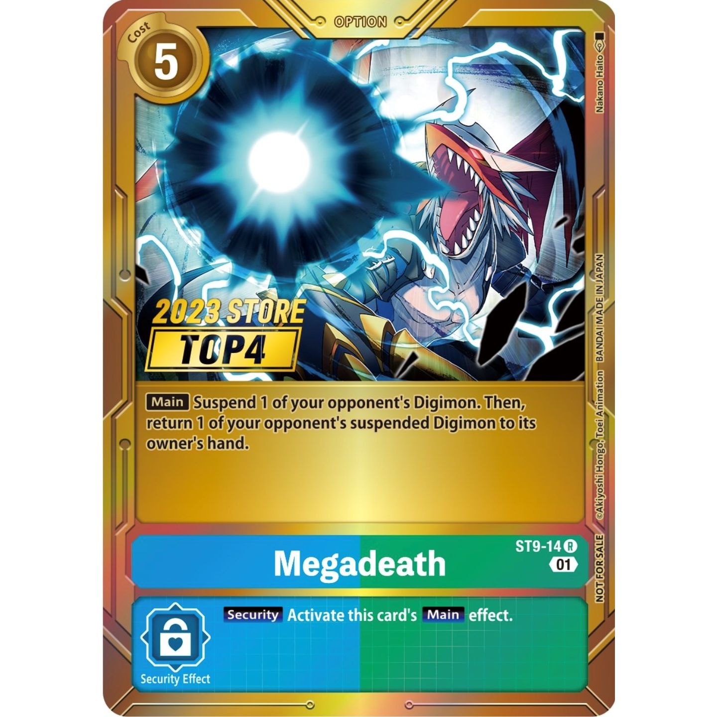 Image for Megadeath (2023 Store Top 4) (ST9-14 R) (ST-9) - Digimon Card Game