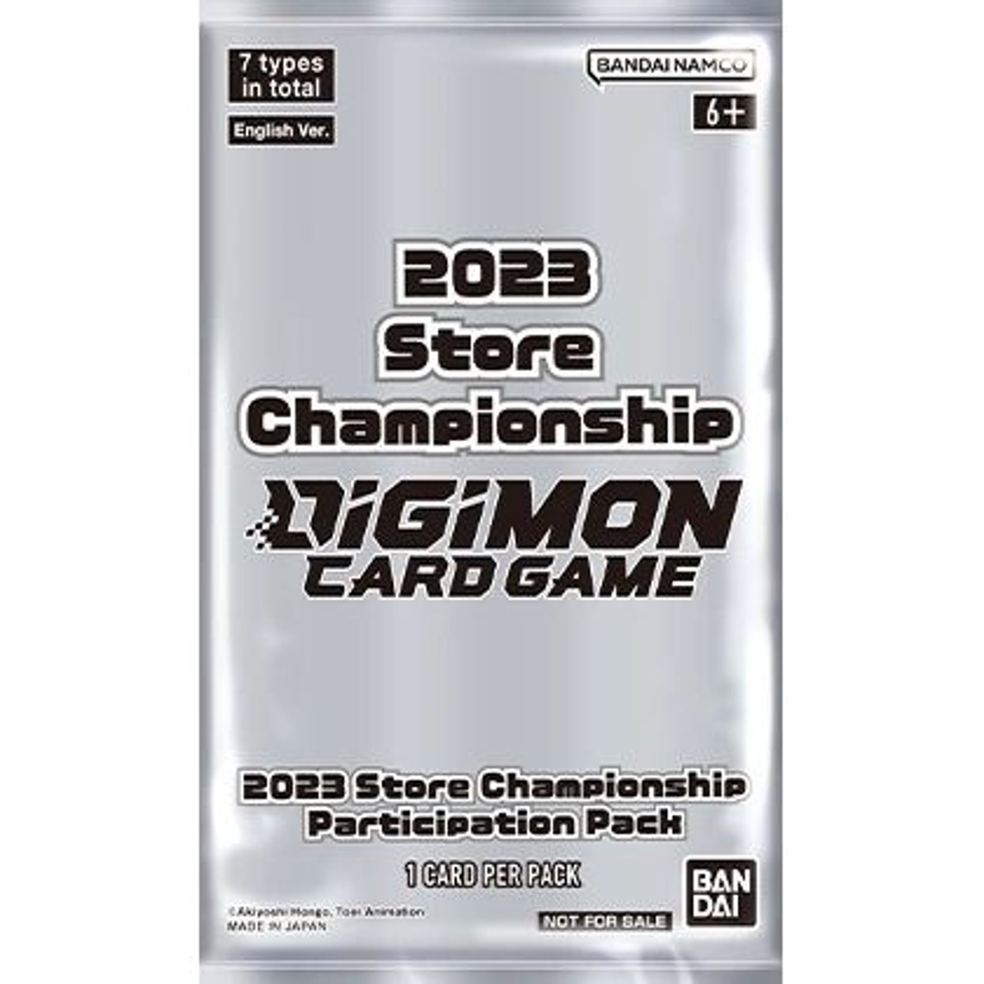 Image for 2023 Store Championship Participant Pack - Digimon Card Game