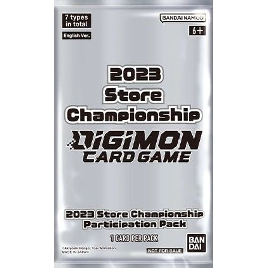 Image for 2023 Store Championship Participant Pack - Digimon Card Game
