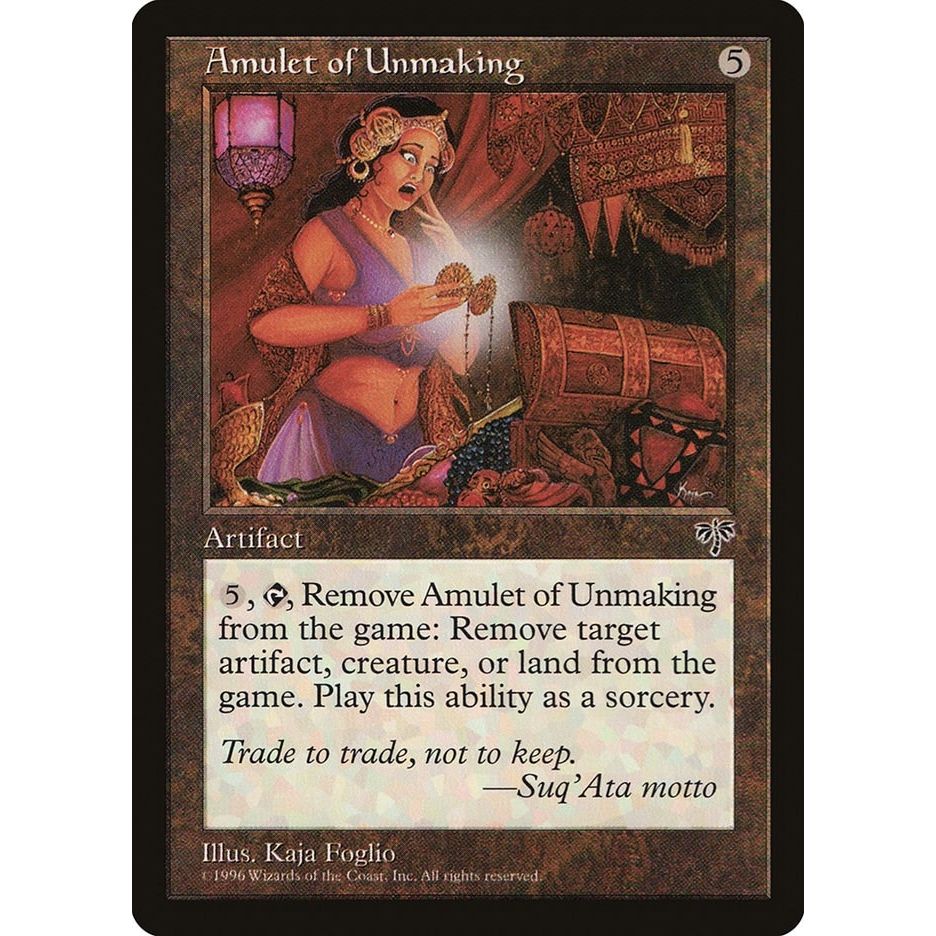 Image for Amulet of Unmaking (MIR) - Magic: The Gathering