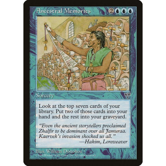Image for Ancestral Memories (MIR) - Magic: The Gathering