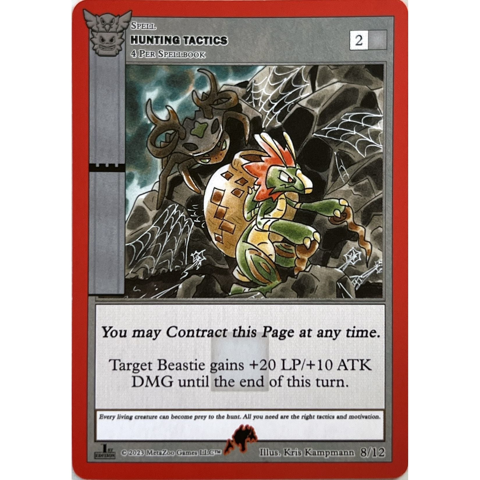 Image for Hunting Tactics (Kanontsistontie) (8/12) (NATFE-RE) - MetaZoo