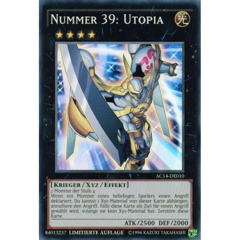 Image for Number 39: Utopia (German) - "Nummer 39: Utopia" (AC14-DE010) (AC14) - YuGiOh