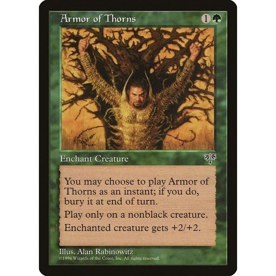 Image for Armor of Thorns (MIR) - Magic: The Gathering
