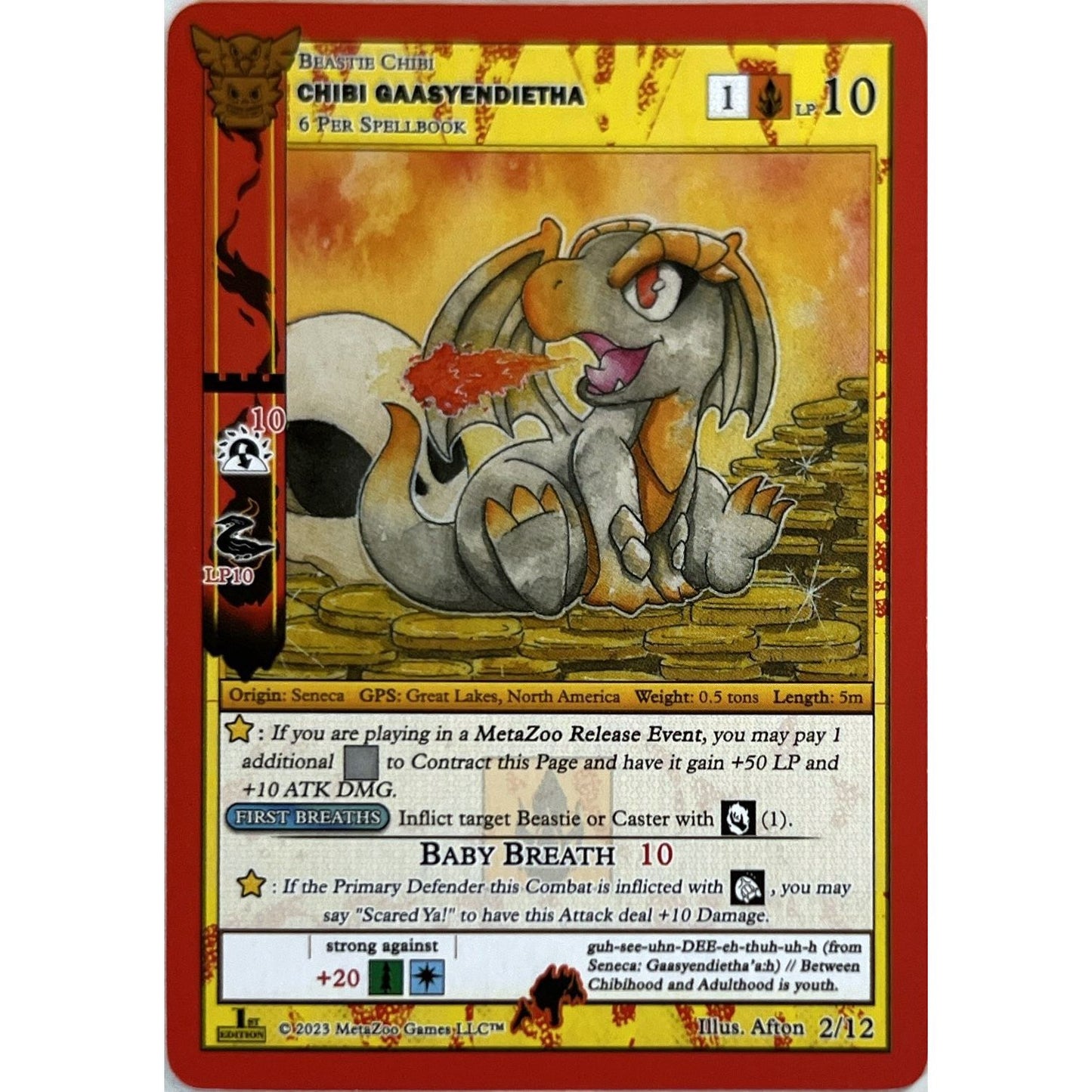 Image for Chibi Gaasyendietha (2/12) (NATFE-RE) - MetaZoo
