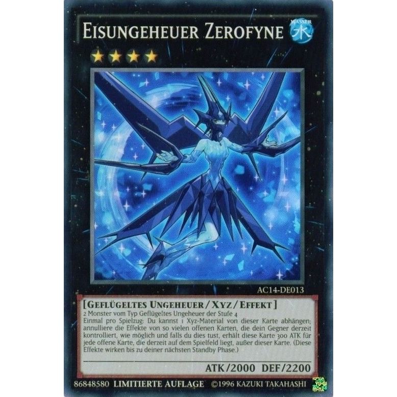 Image for Ice Beast Zerofyne (German) - "Eisungeheuer Zerofyne" (AC14-DE013) (AC14) - YuGiOh