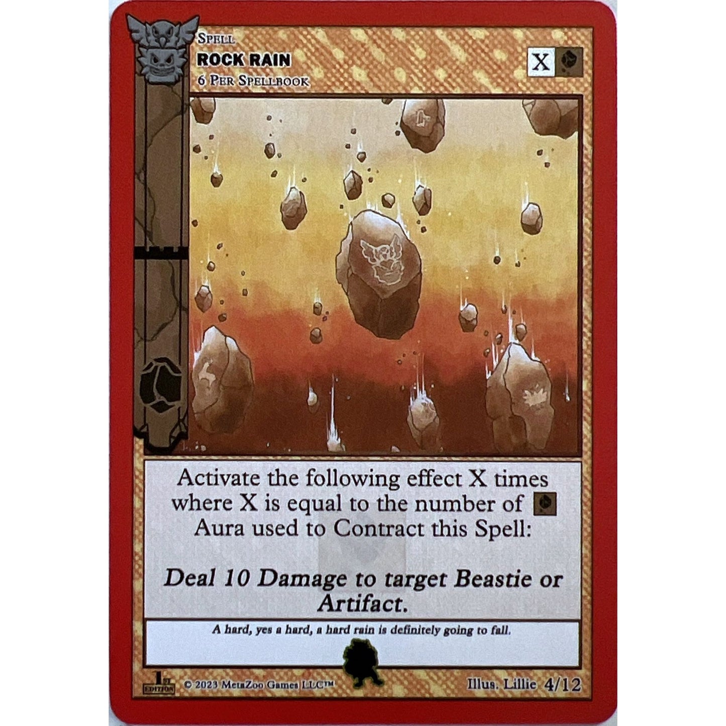 Image for Rock Rain (4/12) (NATFE-RE) - MetaZoo