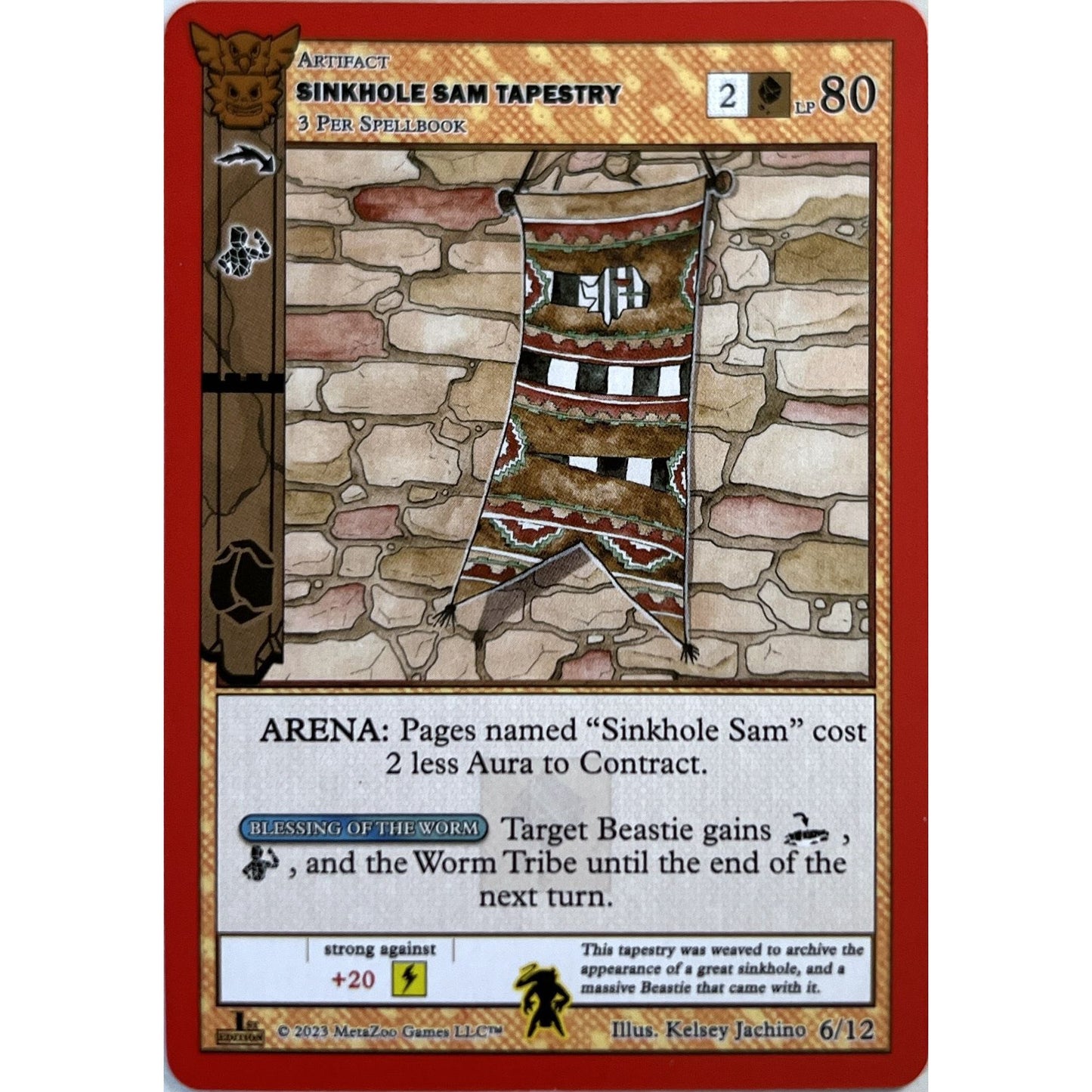 Image for Sinkhole Sam Tapestry (6/12) (NATFE-RE) - MetaZoo