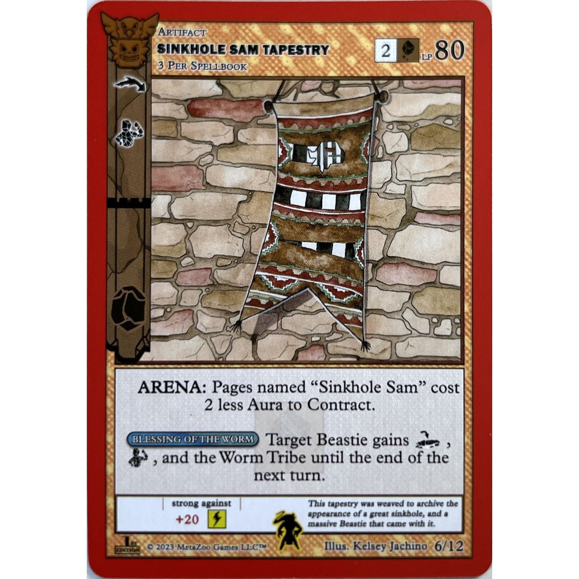 Image for Sinkhole Sam Tapestry (6/12) (NATFE-RE) - MetaZoo