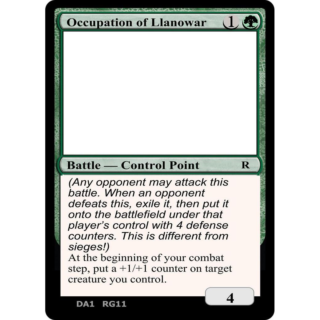 Image for Occupation of Llanowar - Magic: The Gathering