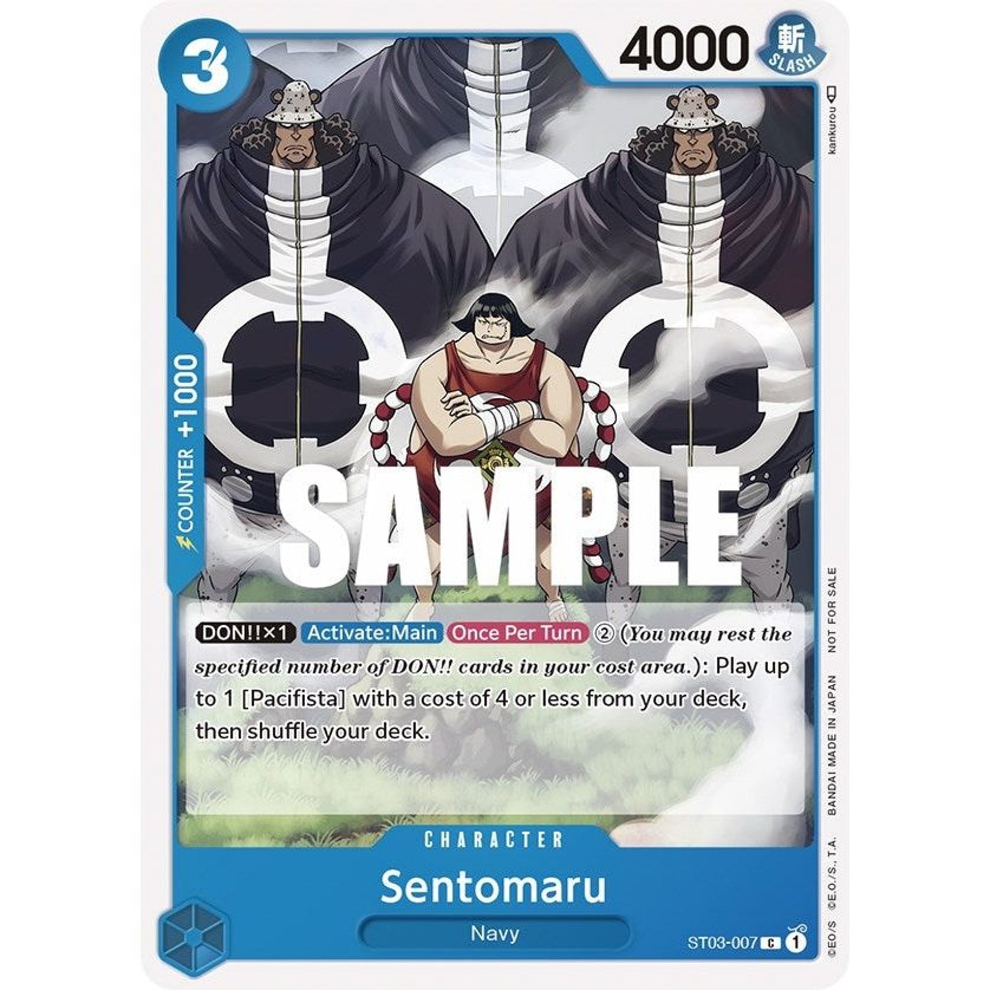 Image for Sentomaru (Tournament Pack Vol. 3) [Participant] (ST03-007) (OP-PR) - One Piece Card Game