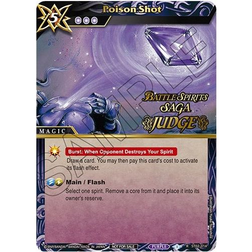 Image for Poison Shot (Judge Pack Vol. 1) (ST02-014) (BSSP) - Battle Spirits Saga