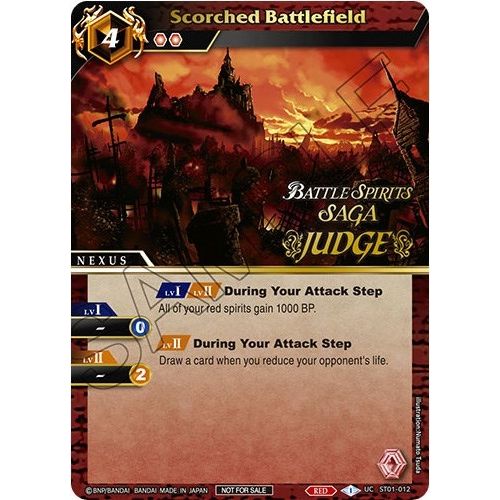 Image for Scorched Battlefield (Judge Pack Vol. 1) (ST01-012) (BSSP) - Battle Spirits Saga
