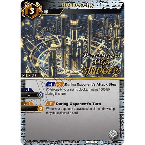 Image for Rocket City (Judge Pack Vol. 1) (BSS01-111) (BSSP) - Battle Spirits Saga