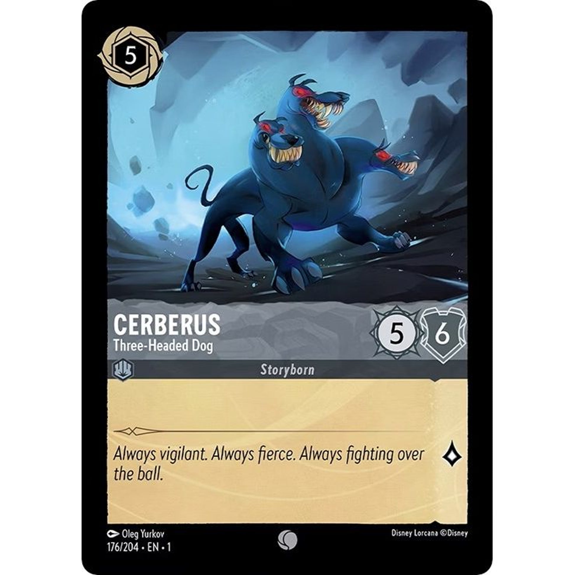 Image for Cerberus - Three-Headed Dog (176/204) (1) - Disney Lorcana