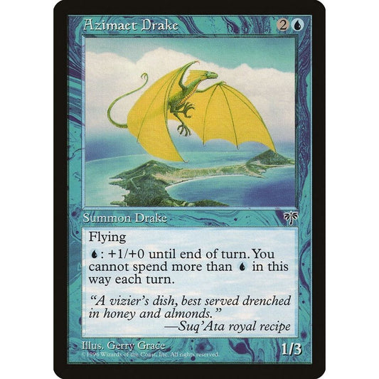 Image for Azimaet Drake (MIR) - Magic: The Gathering