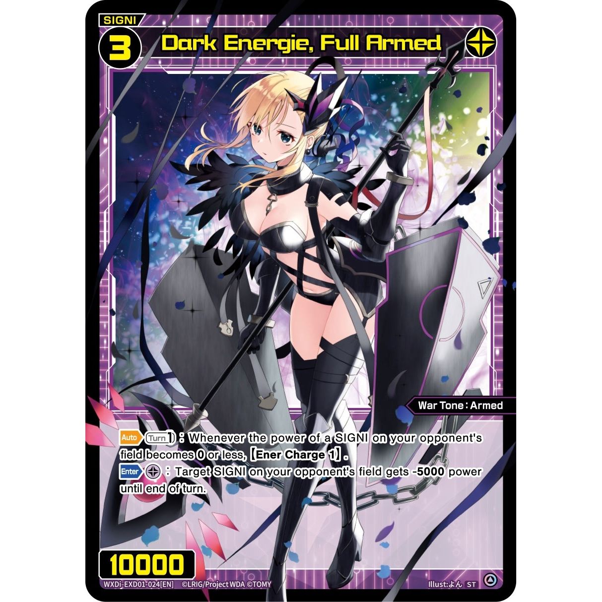 Image for Dark Energie, Full Armed (WXDi-EXD01-024[EN]) (WXDi-EXD01) - WIXOSS