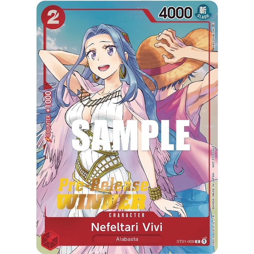 Image for Nefeltari Vivi (OP-03 Pre-Release Tournament) [Winner] (ST01-009) (OP-PR) - One Piece Card Game