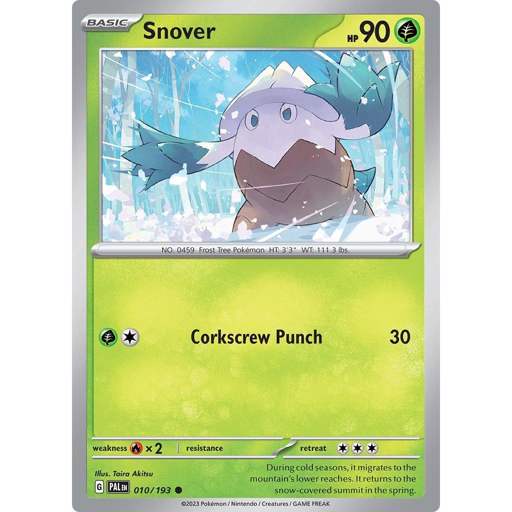 Image for Snover (010/193) (PAL) - Pokemon