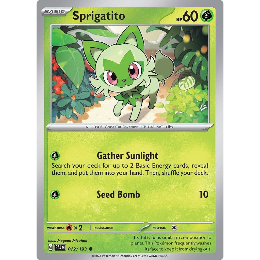 Image for Sprigatito (012/193) (PAL) - Pokemon