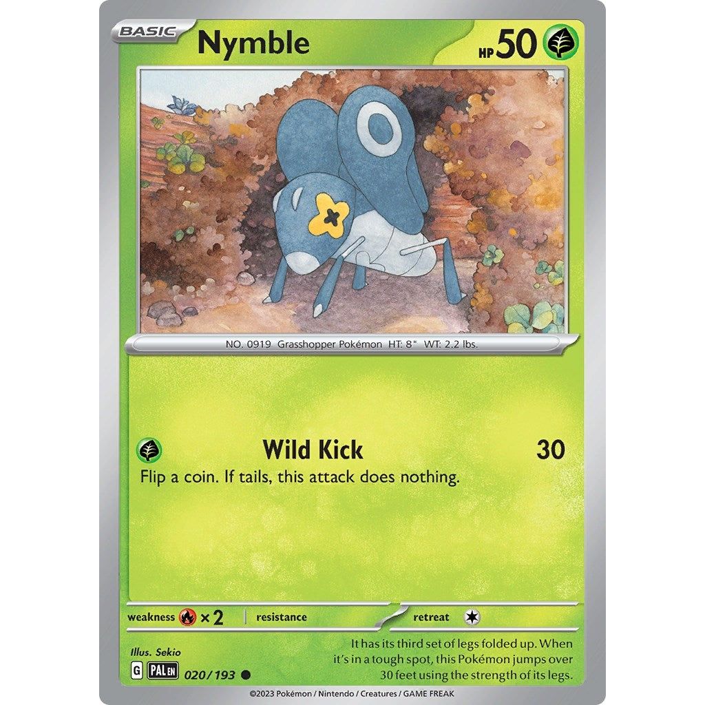Image for Nymble (020/193) (PAL) - Pokemon