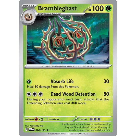 Image for Brambleghast (024/193) (PAL) - Pokemon