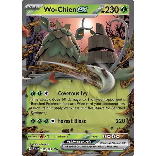 Image for Wo-Chien ex (027/193) (PAL) - Pokemon