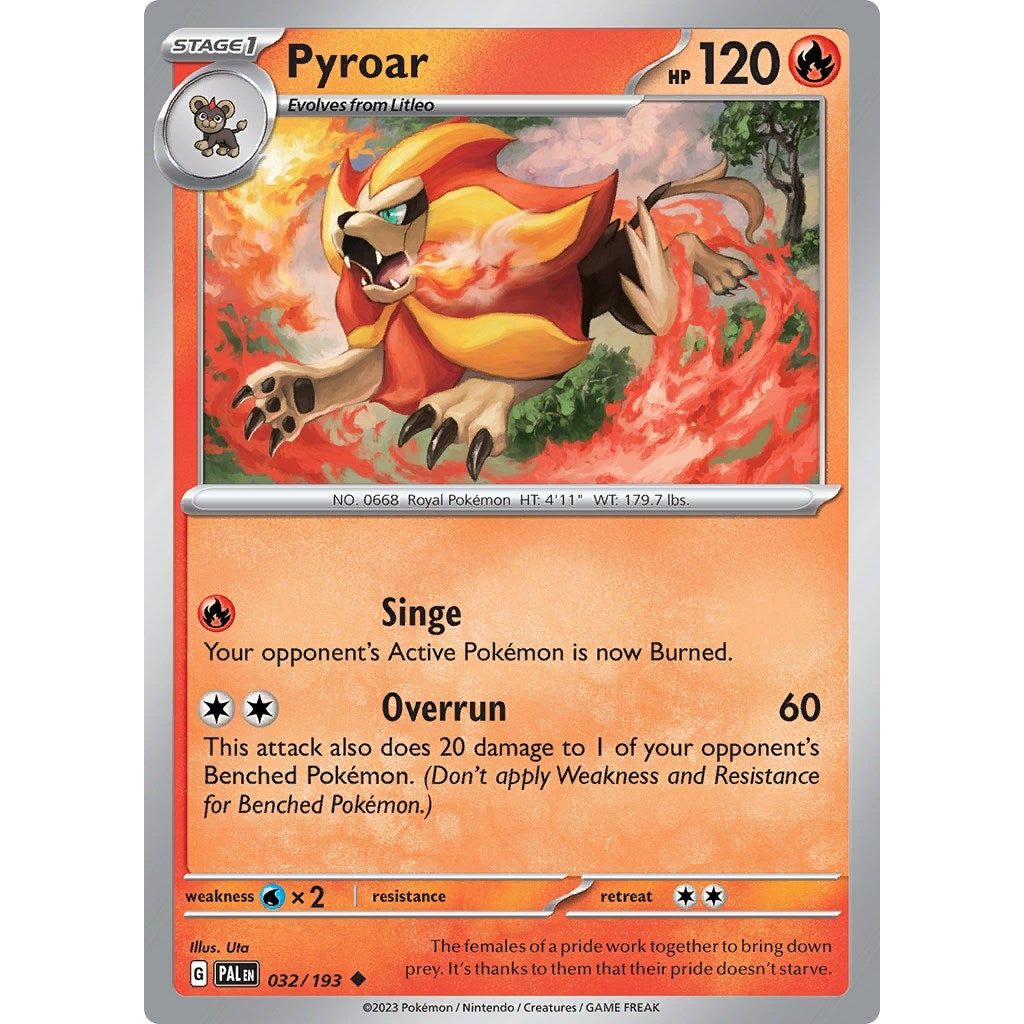 Image for Pyroar (032/193) (PAL) - Pokemon