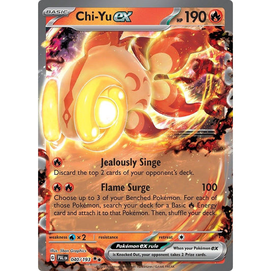 Image for Chi-Yu ex (040/193) (PAL) - Pokemon