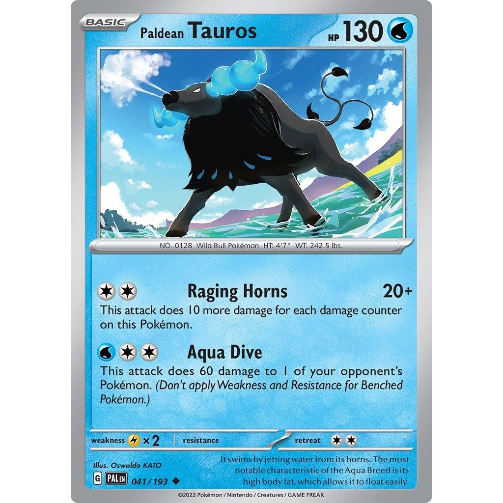 Image for Paldean Tauros (041/193) (PAL) - Pokemon