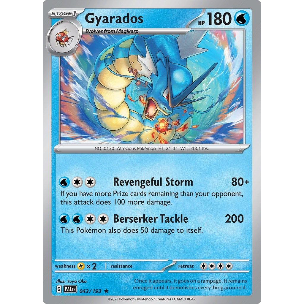 Image for Gyarados (043/193) (PAL) - Pokemon