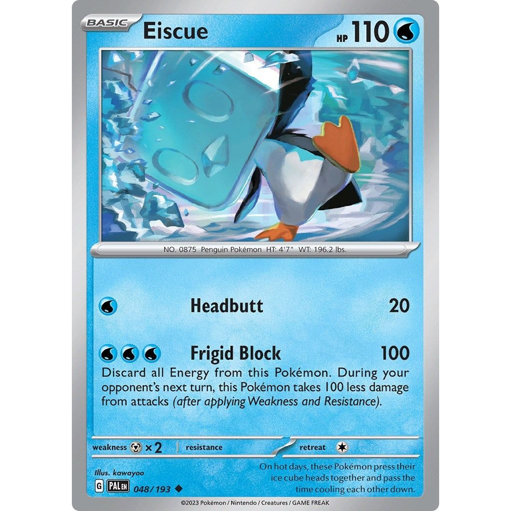 Image for Eiscue (048/193) (PAL) - Pokemon