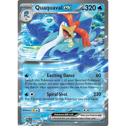 Image for Quaquaval ex (052/193) (PAL) - Pokemon
