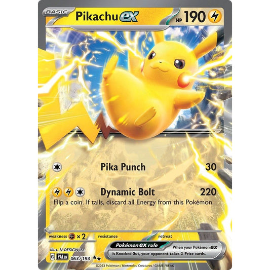 Image for Pikachu ex (063/193) (PAL) - Pokemon