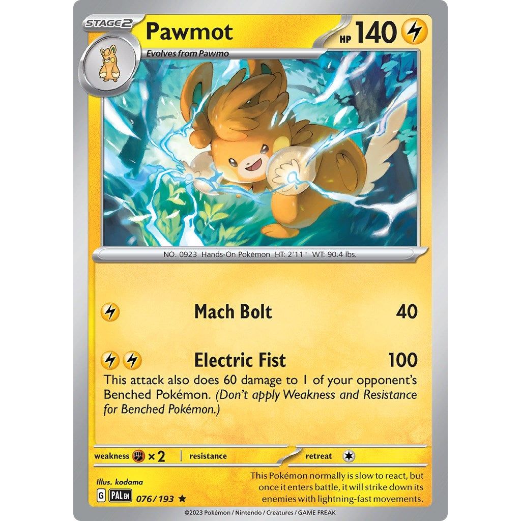 Image for Pawmot (076/193) (PAL) - Pokemon