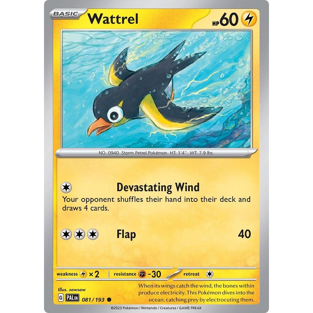 Image for Wattrel (081/193) (PAL) - Pokemon