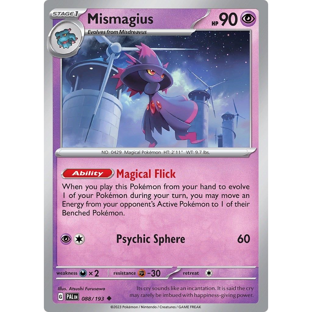 Image for Mismagius (088/193) (PAL) - Pokemon